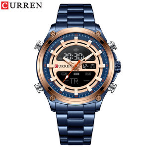 CURREN 8404 Orologio Sportivo da Uomo Nuovo Lussuoso Orologio da Polso al Quarzo in Acciaio Inossidabile con Display LED Regalo Aziendale <span class=keywords><strong>per</strong></span> Uomini - Product Image 6