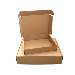 Box Hot Sale Custom Shipping Box Logo Corrugated Folding Carton Brown Clothes Storage Packaging Carton Wholesale