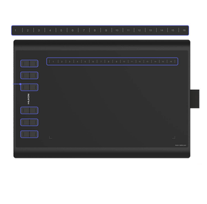 พื้นที่ทำงานขนาดใหญ่10*6<span class=keywords><strong>นิ้ว</strong></span><span class=keywords><strong>12</strong></span>ปุ่มด่วน Huion H1060P <span class=keywords><strong>ปากกา</strong></span>วาดภาพแท็บเล็ต - Product Image 2