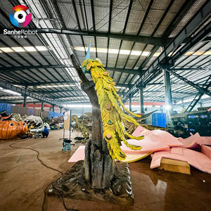 ショッピングモール子供のパーティーのための等身大の屋内アニマトロニクスの孔雀の装飾公共の場所アドベンチャーパーク空港 - Product Image 5