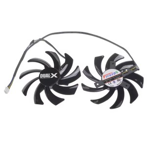 85 มม.FD7010H12S พัดลมการ์ดกราฟิกวิดีโอสำหรับแซฟไฟร์ HD 7790 7850 7870 7950 <span class=keywords><strong>R9</strong></span> 280 <span class=keywords><strong>290</strong></span> 270X แทนที่ FDC10H12S9-C - Product Image 2