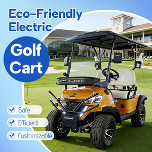 Voiturette de <span class=keywords><strong>golf</strong></span> électrique améliorée avec éclairage LED, affichage numérique et contrôle intelligent de la vitesse pour une sécurité nocturne accrue - Product Image 5