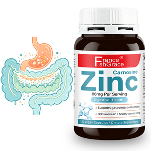 Nutraceutical Shecome Zinc Carnosine <b>Supplement</b> Manufacturer Digestive and Stomach Lining Support 120 Zinc Carnosine Capsules - Product Image 1