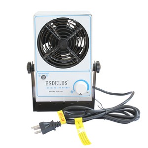 Ventilateur <span class=keywords><strong>ioniseur</strong></span> <span class=keywords><strong>ESD</strong></span> Ventilateur ionisant de bureau Équipement antistatique <span class=keywords><strong>Ioniseur</strong></span> électrostatique pour électronique Ventilateur souffleur d'air industriel - Product Image 1