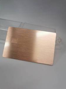 Kartu Kunci Hotel RFID/NFC Logam dengan Desain Terukir Laser Dentity/Kartu Kredit Logam - Product Image 4