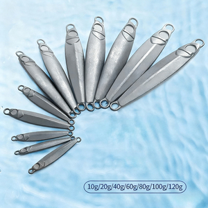 10G 20G 30g 40g 60g 80g 100g 120g Plantilla de pesca señuelo cebos duros artificiales Metal Jigging señuelo tungsteno Metal Jig para mero - Product Image 4