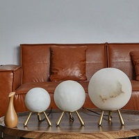 Nouvelle lampe de table en marbre de cuivre lampe de table décorative de salon de luxe pour bureau d'étude