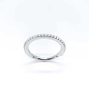 Pendientes de Plata de Ley S925 con Microincrustaciones de Zirconia para Piercing de Nariz y Cartílago, Venta al por Mayor - Product Image 2