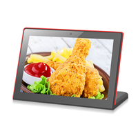 Terminal de commande Android de bureau en forme de L, écran tactile 10 pouces, borne de commande automatique, affichage LCD, pour les aires de restauration, la vente au détail et les usines