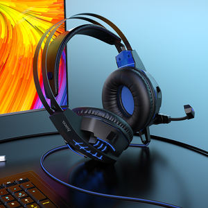 Hoco. Eastvita — écouteurs de Gaming filaires stéréo avec lumière LED et <span class=keywords><strong>micro</strong></span>, <span class=keywords><strong>casque</strong></span> audio pour PC de Gamer - Product Image 4