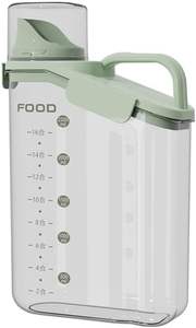 Venta al por Mayor de Recipientes Herméticos Transparentes de 2.8L para Almacenamiento de Granos, Arroz, Alimentos Secos y Cereales, con Taza Medidora - Product Image 5