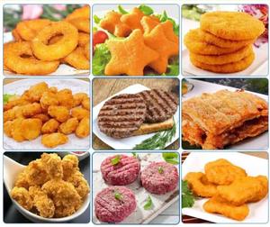 เครื่องทำไส้ไก่เนื้อนักเก็ตเนื้อ<span class=keywords><strong>ปลา</strong></span>เทมปุระกุ้งปลาหมึกแหวนแฮมเบอร์เกอร์ - Product Image 3