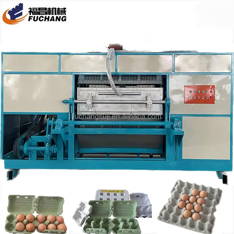 معدات صواني ورقية لمزارع الدجاج ، ماكينة صنع البيض