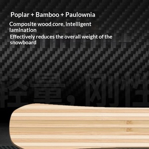 <span class=keywords><strong>Série</strong></span> <span class=keywords><strong>Terror</strong></span> Carbon Carving, snowboard monopièce tout carbone, léger, placage carbone, unidirectionnel, polyvalent - Product Image 3
