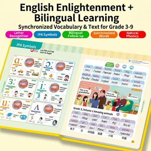 หนังสือเสียง<span class=keywords><strong>ภาษา</strong></span>อังกฤษแบบกำหนดเองพร้อมระบบซิงโครไนซ์สำหรับเด็ก หนังสือเสียงแบบอินเทอร์แอคทีฟเ<span class=keywords><strong>พ</strong></span>ื่อการเรียนรู้ - Product Image 6