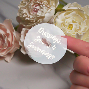 Rollo de etiquetas adhesivas de lámina de oro holográfica transparente con impresión personalizada UV duradero para máscara de embalaje de perfume/champú/loción - Product Image 5