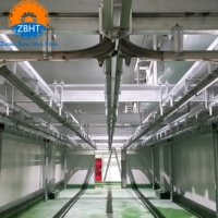 Systèmes de rail de convoyage de carcasses de porcs et de moutons ISO, rails de suspension de viande, équipement de petite abattée pour porcs pour abattoirs