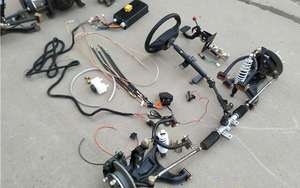 Roues UTV <span class=keywords><strong>Quad</strong></span> 4 places <span class=keywords><strong>Remorque</strong></span> à bois Tondeuse électrique Adulte Essieux de moteur Construisez vos propres kits ATV - Product Image 5