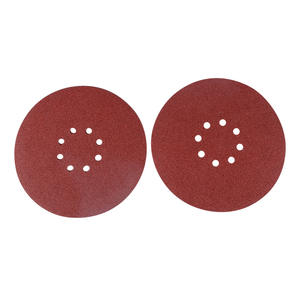 Papel de Lija de Alta Calidad, Disco de Pulido Rojo de Seis Pulgadas con Velcro para Pulir Autos, Personalizable OEM - Product Image 1