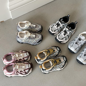 Nuovi Arrivi Primavera Estate 2026: <span class=keywords><strong>Scarpe</strong></span> Casual da <span class=keywords><strong>Bambina</strong></span> in Rete Traspirante con Blocchi di Colore, Antiscivolo, Stile Tedesco - Product Image 4