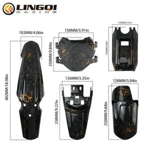 LINGQI RACING Juego Completo de Carenados para Motocicleta, Repuesto Modificado Universal para Motocicleta Todoterreno Light Bee - Product Image 2