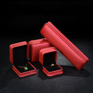 Boîte à bijoux de luxe en cuir PU, boîte à bijoux portable, petite boîte à bijoux - Product Image 5