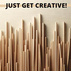 Wooden Round Stick Craft Material Long Solid Wood Rod For DIY Projects And <b>Clothes</b> <b>Rack</b> Making - Product Image 3