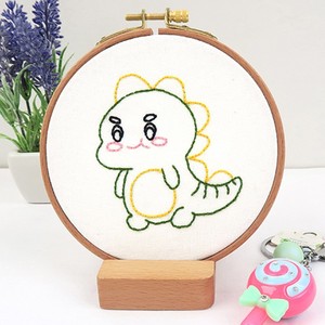Kit de broderie fait main pour enfants, kit de bricolage pour la décoration, kit de broderie au point de croix rond pour débutants, cours d'artisanat - Product Image 3