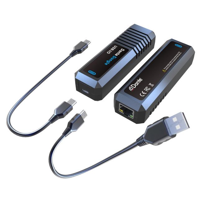 Usb Audio Interface for PC Recording Studio USB signal and Dante signal Conversion Adapter Outdoor Sound System