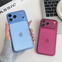 Nouvelles Couleurs Tendance Coque pour iPhone 18 17 Pro Max Ultra Fine Mate Ajustée Translucide Sensation Peau Antichoc Housse de Téléphone