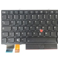 Nouveau clavier français FR d'origine pour Lenovo ThinkPad X280 A285 X395 X390 L13 Gen 2 Yoga L13 Gen 1 01YP145 rétroéclairé