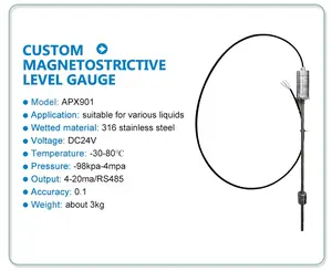 High Temperature Explosion-proof Float Level Gauge Digital Display Magnetostrictive Level Gauge