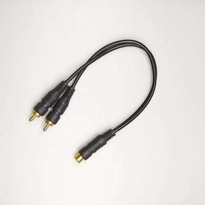 Adaptador RCA Hembra a Doble RCA Macho, Cable Divisor de Audio en Y, Cable de Interconexión de Sonido Estéreo de PVC - Product Image 5