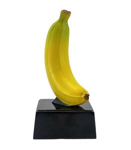Trofeo de Plátano Personalizado con Premios de Década sobre Base Negra/Premio de Plátano Grande/Trofeo de Plátano - Product Image 1