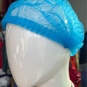 Gorro de <span class=keywords><strong>Chef</strong></span> Desechable a Rayas de Tela No Tejida, Antipolvo, <span class=keywords><strong>para</strong></span> Servicios de Alimentos, Plantas Electrónicas, Salas Limpias, a Prueba de Humo y Aceite - Product Image 4