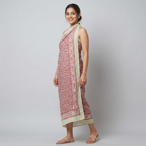 Premium Hand Digital Print Floral Cotton Sarong <b>Beach</b> Wrap Pareo Swim Cover Breathable Lightweight Summer Scarf Resort Wear - Product Image 1