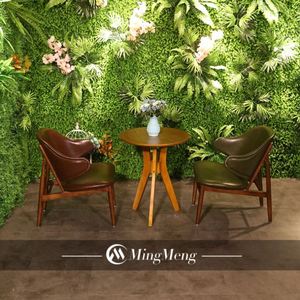 Mobilier de restaurant Chaise de restaurant industrielle Mobilier de café Mingmeng Chaise longue Chaise de salle à manger en cuir - Product Image 3