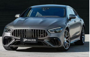 PHARRI pour Mercedes-Benz <span class=keywords><strong>AMG</strong></span> <span class=keywords><strong>GT</strong></span> 4 portes 2025-2026 – Kit carrosserie <span class=keywords><strong>AMG</strong></span> <span class=keywords><strong>GT</strong></span> <span class=keywords><strong>63S</strong></span> de haute qualité : pare-chocs avant/arrière, diffuseur, embouts d'échappement - Product Image 3