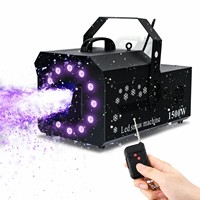 Machine à neige manuelle sans fil à télécommande DMX 1500W pour la fête de Noël et les décorations d'Halloween