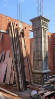 Moule de colonne décorative de porte carrée de conception de pilier pour la décoration de maison