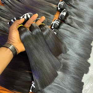Proveedor de Cabello Remy con Cutícula Alineada al por Mayor, Paquete de Cabello Humano 100% Virgen, Cabello Humano Brasileño Liso Natural en Venta - Product Image 4