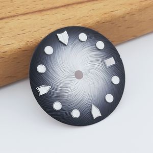 Accesorios de modificación, esfera ondulada personalizada de 28,6mm para reloj de buceo impermeable, esfera estéril luminosa súper Verde completa compatible con NH35 - Product Image 2