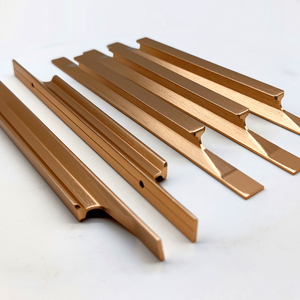 Gold <strong>Matte</strong> <strong>Black</strong> T-shaped Kitchen Cabinets Handle Aluminum Alloy Kitchen Cabinet Aluminium Profile Furniture Handles &amp; <strong>Knobs</strong> - Product Image 2