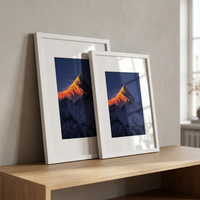 Lot de 3 cadres photo A4 blancs en bois, avec support chevalet, design léger, verre incassable, passe-partout interchangeable, fixation murale verticale