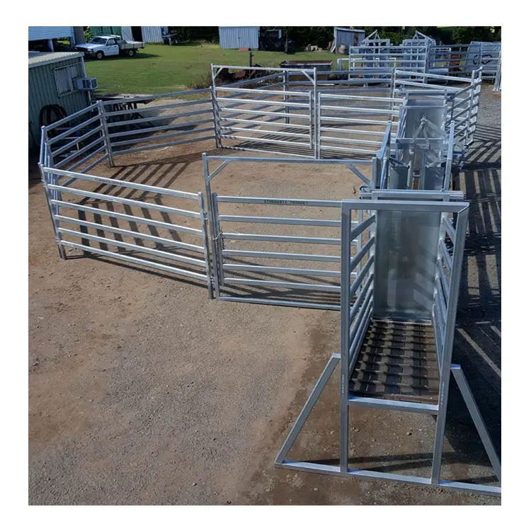 Personalizzazione professionale della fabbrica di origine pannelli per bovini economici da 16 piedi pannelli per bestiame da 12 piedi
