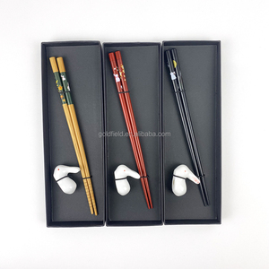 <strong>Custom</strong> Printed Set of Sushi Bamboo <strong>Chopsticks</strong> Personalized <strong>Chopsticks</strong> with <strong>Logo</strong> for Business Gifts - Product Image 4