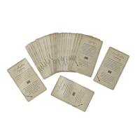 Cartes de tarot et d'oracle personnalisées de haute qualité avec des bords dorés, un guide et une boîte magnétique - Prix d'usine
