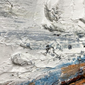 Belle Peint À La Main Toile Acrylique Photo Paysage Abstrait Art Bleu Peinture À L'huile Pour Décoration Murale <span class=keywords><strong>De</strong></span> Salon - Product Image 5