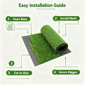 <span class=keywords><strong>Gazon</strong></span> artificiel vert de 10 mm, fabriqué en Chine, tapis <span class=keywords><strong>synthétique</strong></span> pour la décoration de la maison, du jardin et de l'aménagement paysager. - Product Image 4