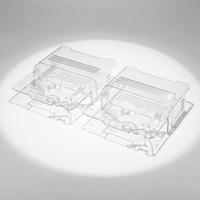Pièces métalliques aérospatiales et automobiles personnalisées en plastique transparent PC de qualité industrielle haute précision, impression 3D SLA